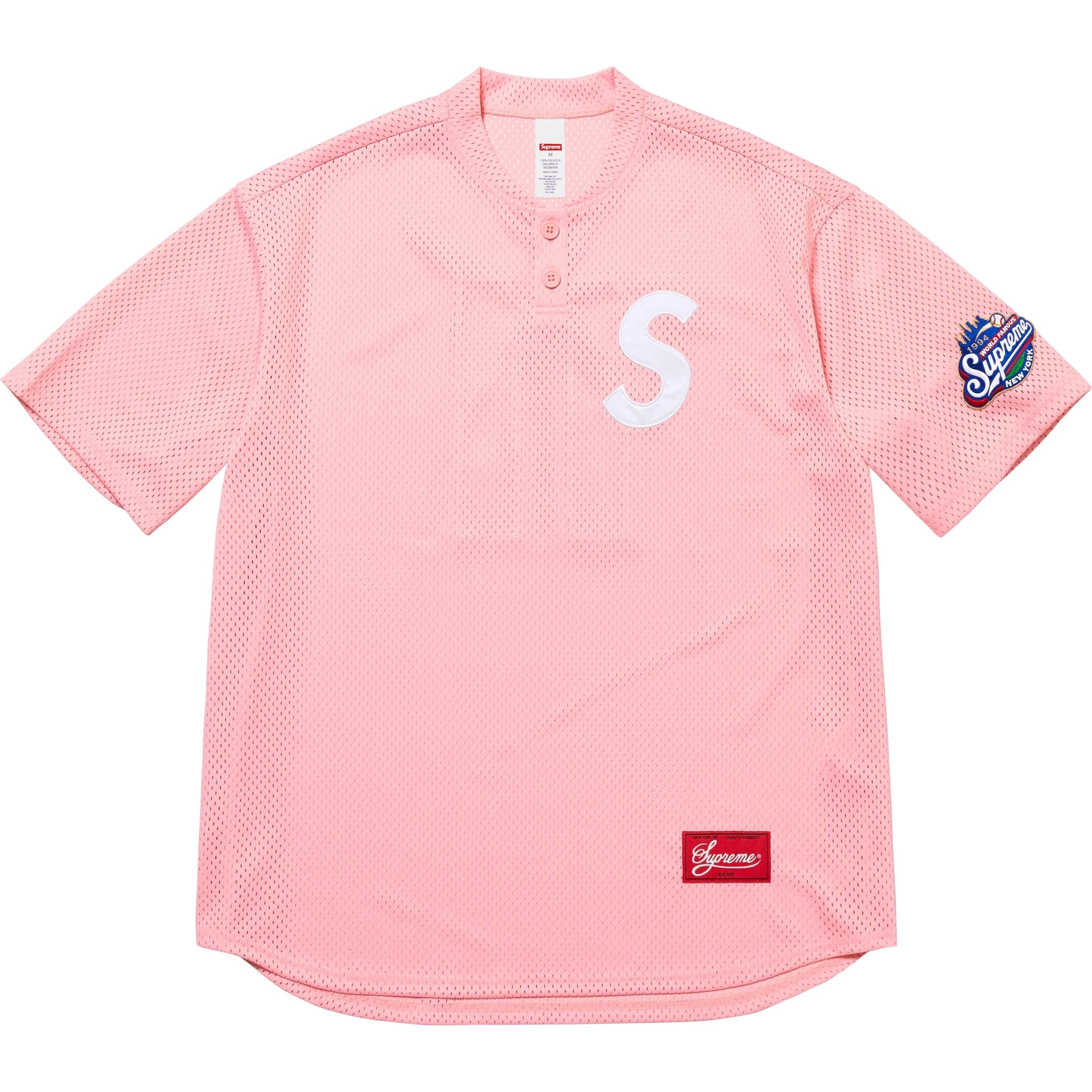 S Logo Baseball Henley view 10